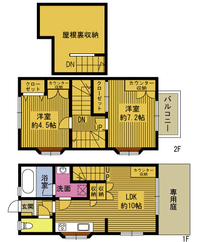 エレガンス宮本の間取り