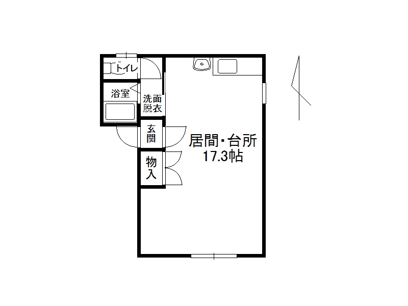 ハイツｅｓの間取り