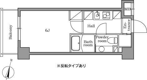 レジディア中村橋の間取り