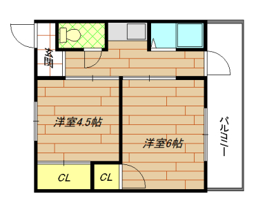 グレースマンションの間取り