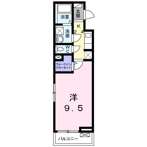 アイリス関場の間取り