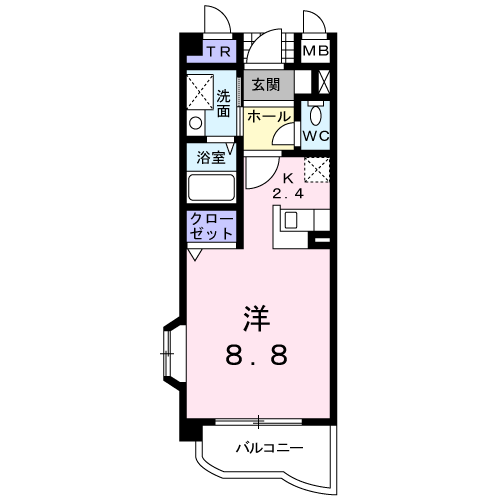 メゾンKの間取り