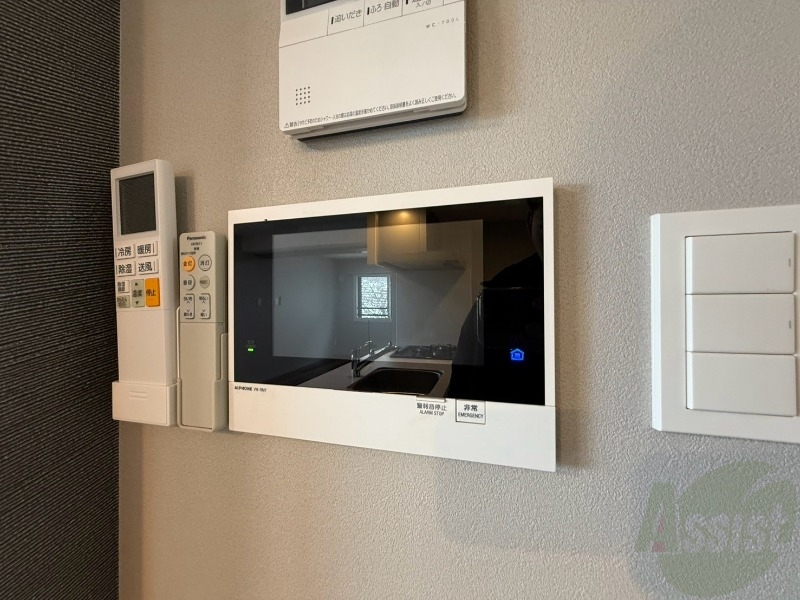 セキュリティ　インターホンで来客確認ができます。安心ですね。