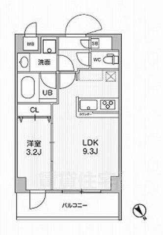 ドゥーエ曳舟の間取り