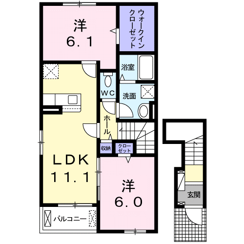 フィオリーレIXの間取り