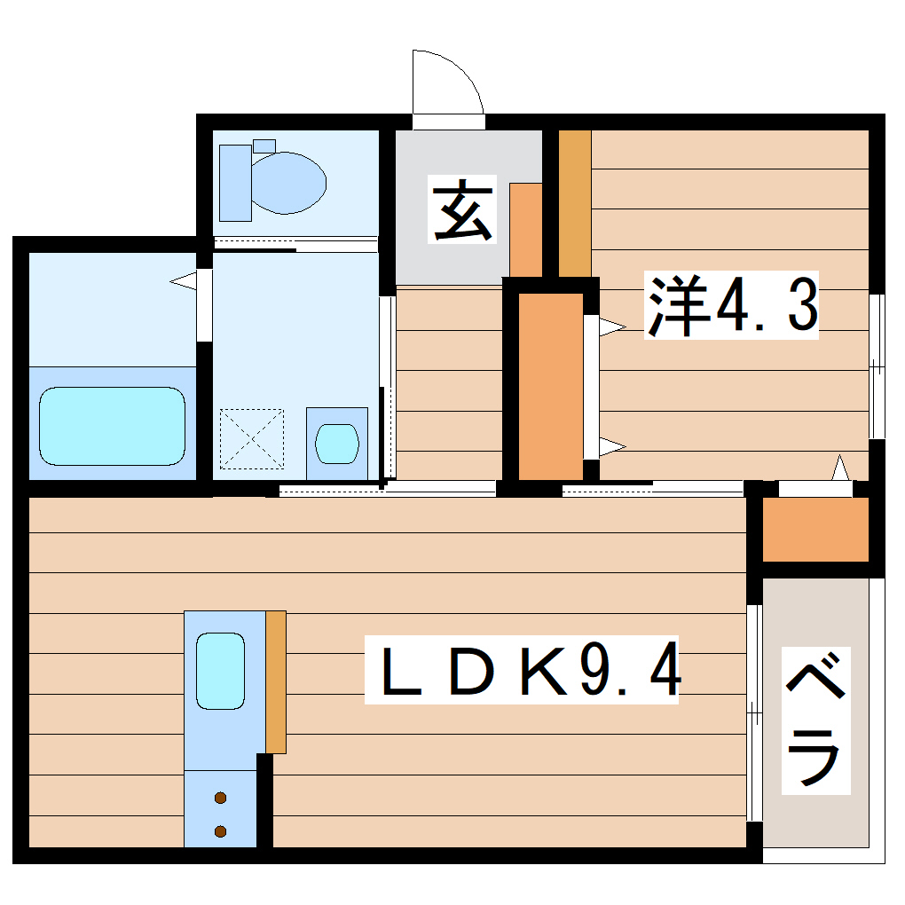 Rooms川端町の間取り