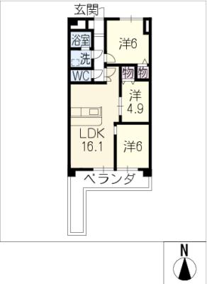 レガリス３７の間取り