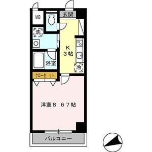 名古屋市千種区東山元町のマンションの間取り