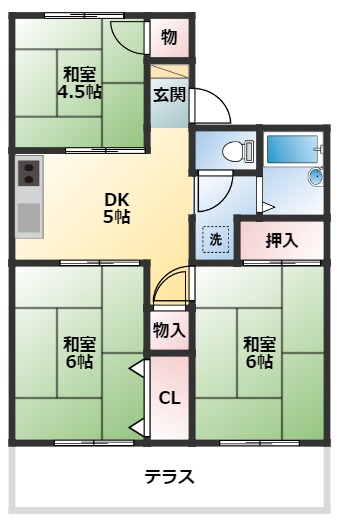 スカイコーポの間取り