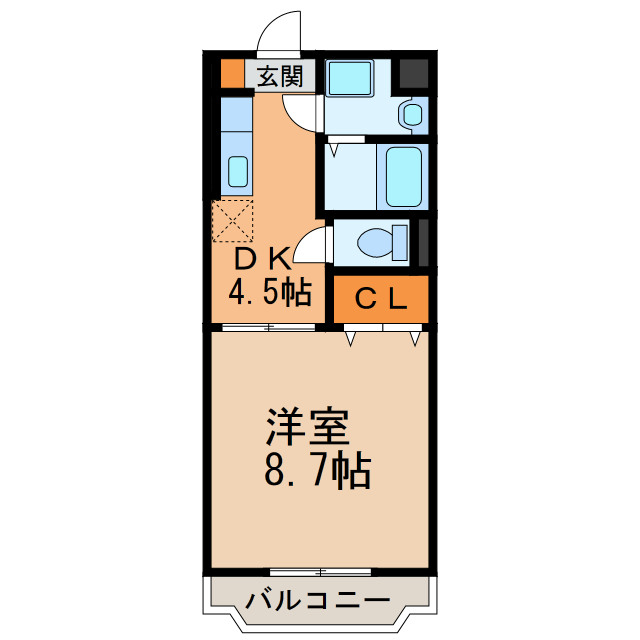 シャルマン（下条町１）の間取り