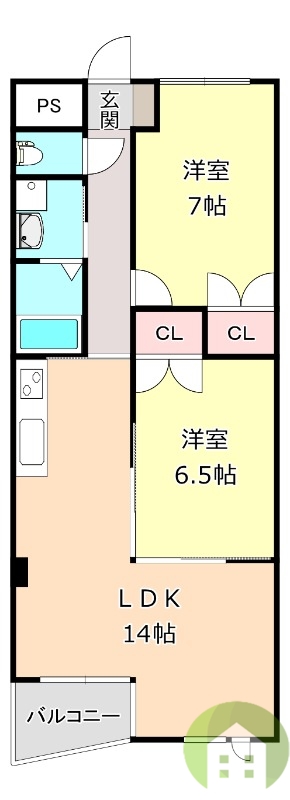 K’Sガーデン神明の間取り