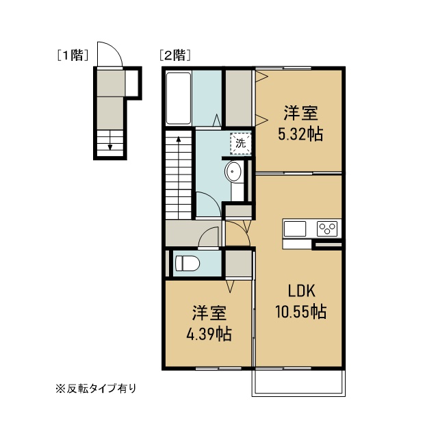 グラスルーチェの間取り