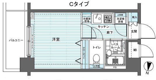 トーシンフェニックス赤坂の間取り