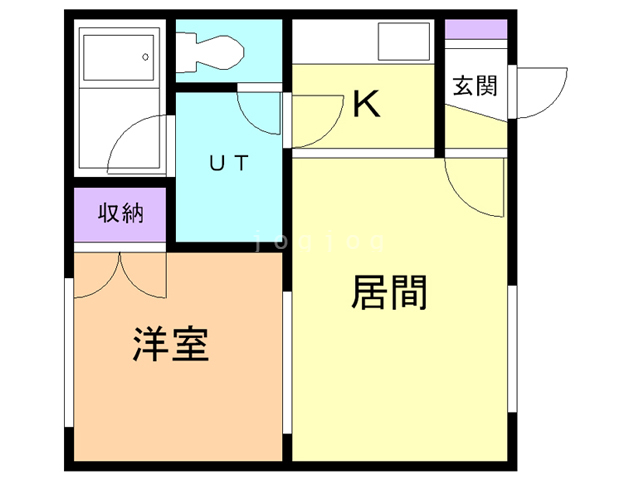 グランデ忠和Ａの間取り