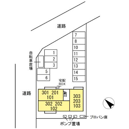 【グラン・コート末広通の駐車場】