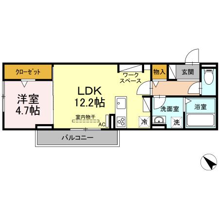 グラン・コート末広通の間取り