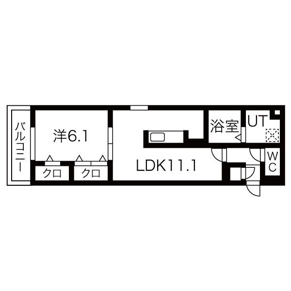 仮)南区吉祥院井ノ口町新築ハイツの間取り