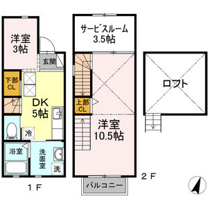 Tiaraの間取り