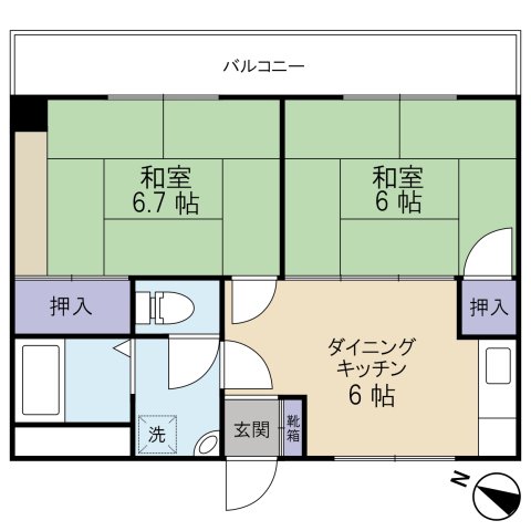 永山パークハイツの間取り