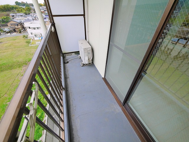 バルコニー　落ち着いた時間を過ごせるバルコニーです