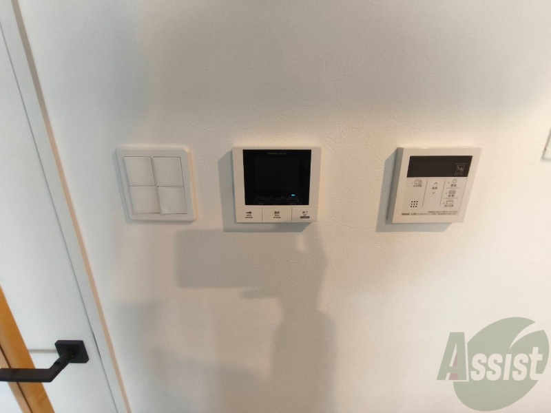 セキュリティ　モニタ付インターホンでセキュリティ面も安心です。