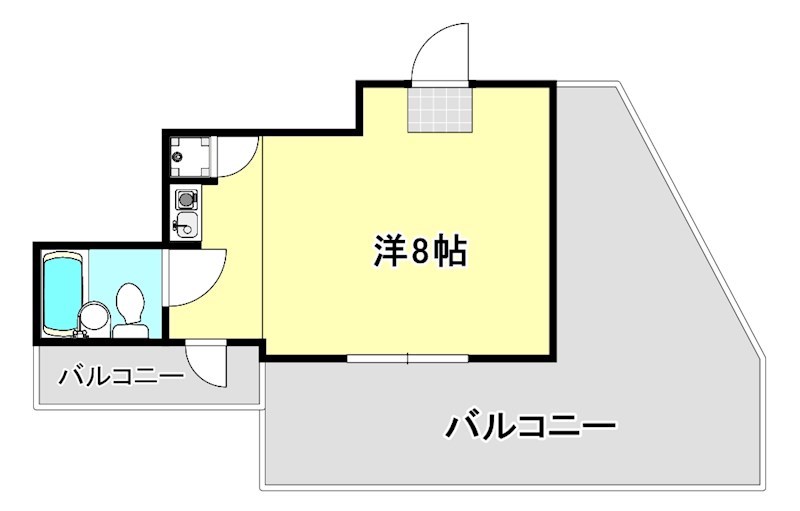 クリフサイド西岡本の間取り写真
