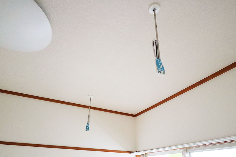 その他設備　室内物干し