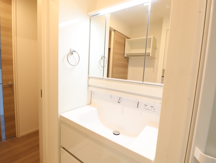 洗面設備　※同タイプの部屋写真です