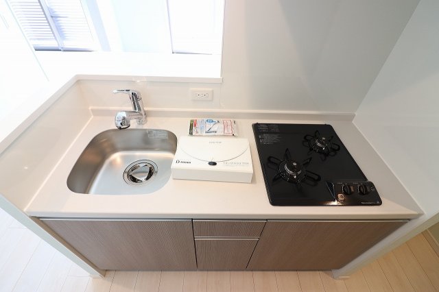 キッチン　ゆったりとしたリビングです