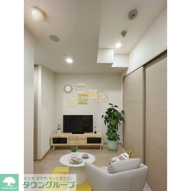 居室・リビング　家具・調度品等はCG加工です。実際の賃貸住居には含まれません