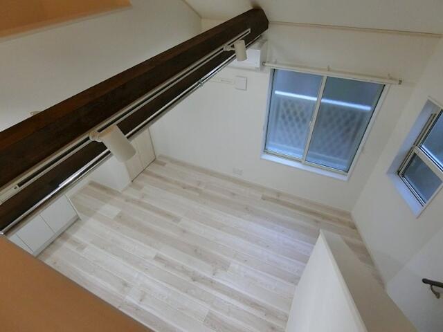 居室・リビング　ロフトからの眺めです！