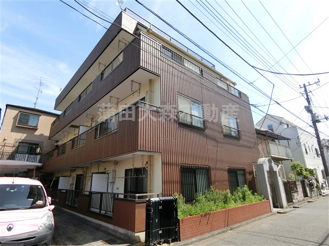 建物外観　1990年1月築　鉄骨造地上3階建て総戸数6戸最大1ギガのイ