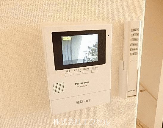セキュリティ　来訪者を確認できるTVモニターホン