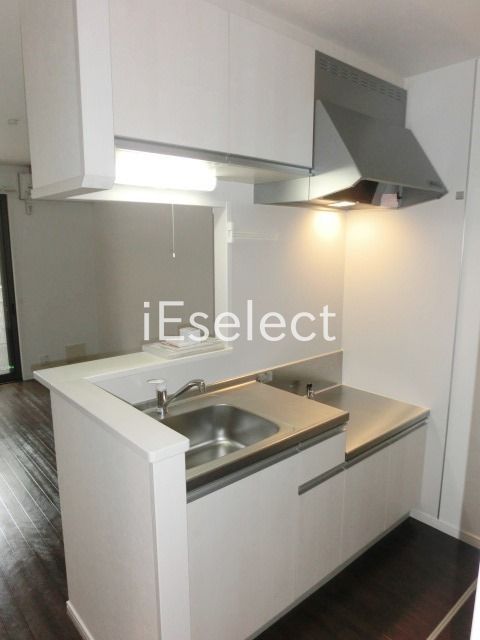 キッチン　２口ガスコンロ設置可能