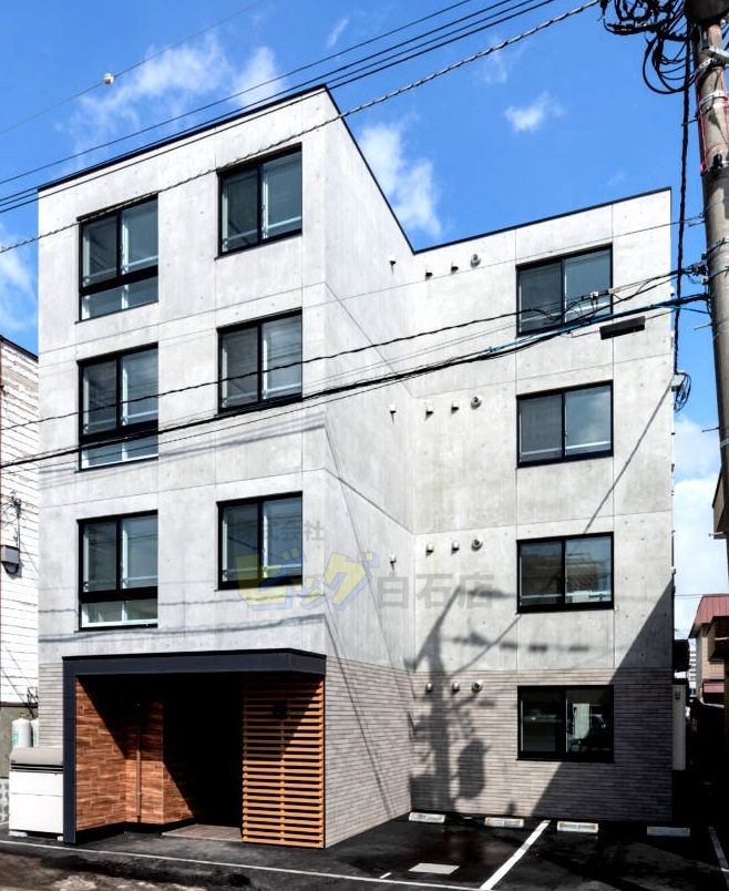 建物外観　Ｗｉ－Ｆｉ付きネット無料採用のマンションです♪