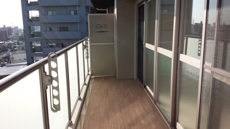 バルコニー　陽当たり良好なバルコニーです♪