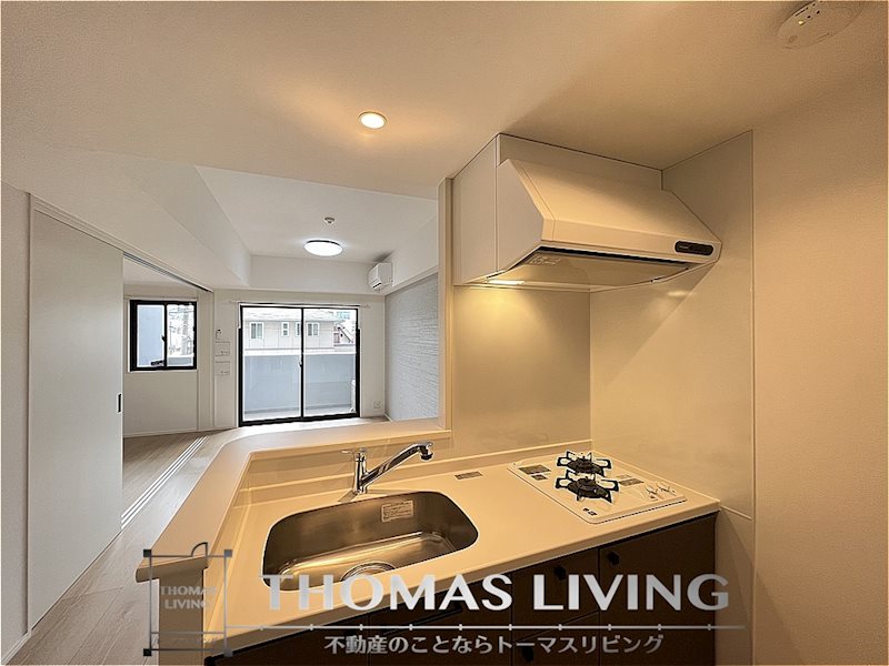 キッチン　2口コンロ付きですよ。