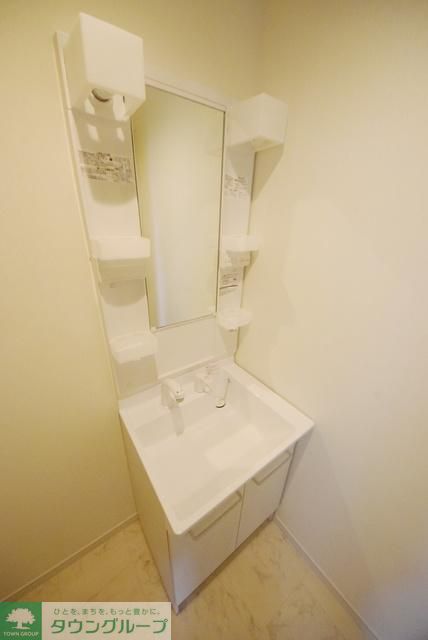 洗面設備　嬉しい独立洗面台