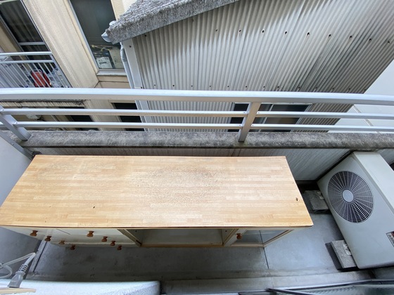 バルコニー　※別部屋の写真です