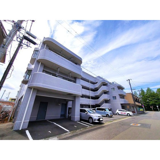 建物外観　郡山市中心部に立地の都市ガスマンション！