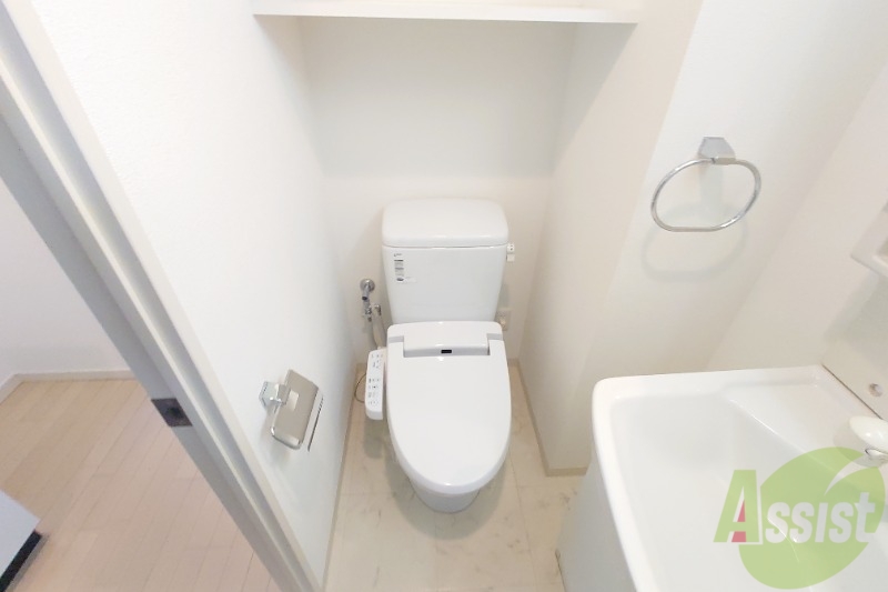 トイレ　快適に使用できる、清潔感にこだわったトイレです。