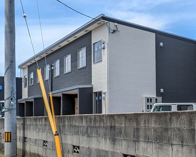 建物外観　建築中