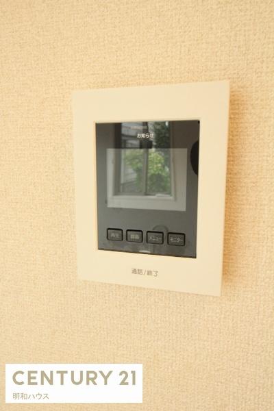 セキュリティ　来客時に顔が見えるTVモニターホン