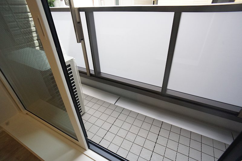 バルコニー　工事中の写真です