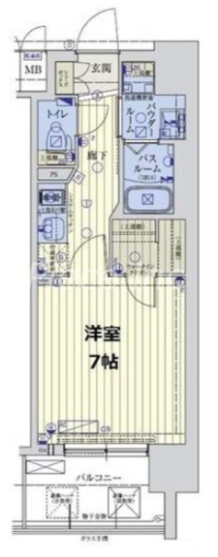 スワンズシティ大阪城北詰の間取り