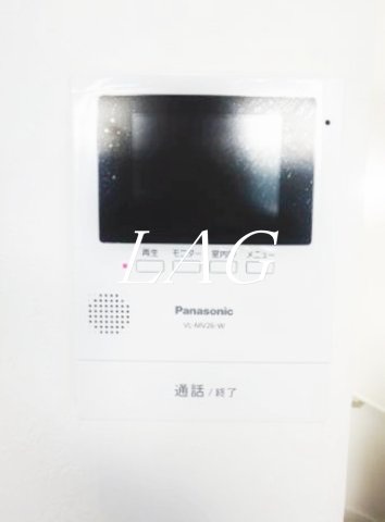 セキュリティ　モニター付インターホンです。