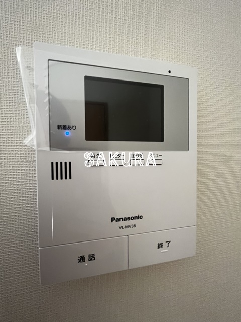 セキュリティ　安心のモニター付きインターホンです♪