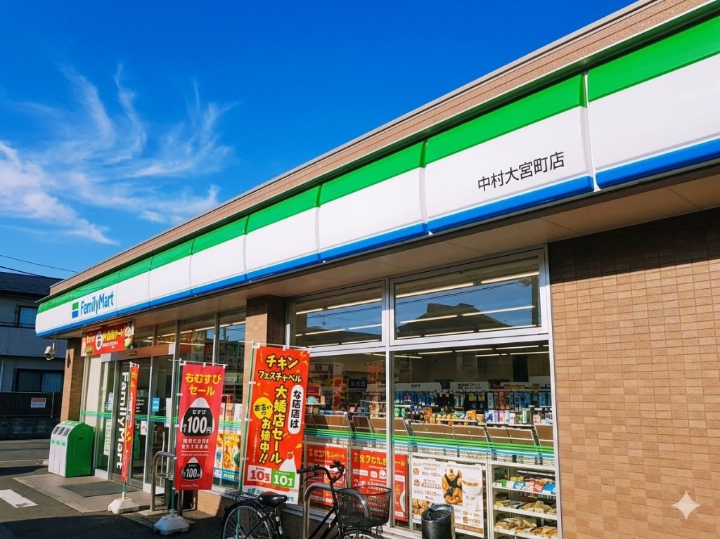 コンビニ　ファミリーマート 中村大宮町店（コンビニ）まで98m