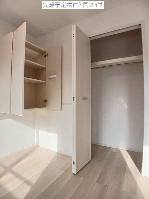 収納　完成予定物件と同タイプ写真です