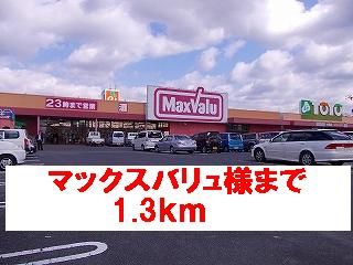 スーパー　マックスバリュ様（スーパー）まで1300m